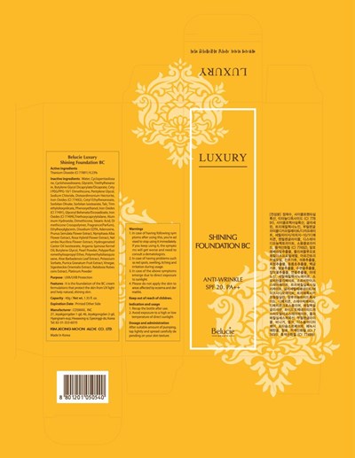 belucie luxury shinning foundation bc carton.jpg Image of carton - belucie luxury shinning foundation bc carton